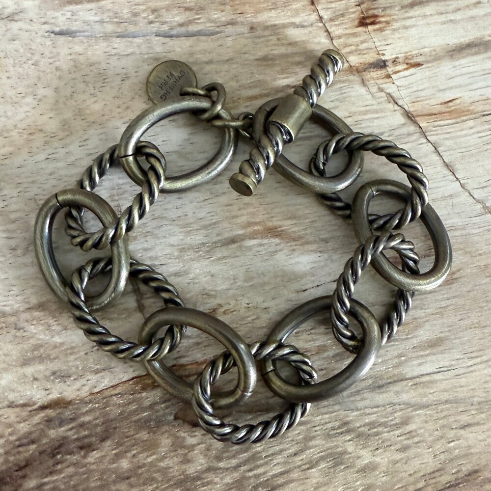 Dyrberg/Kern Kapana Antique Bronze bracelet